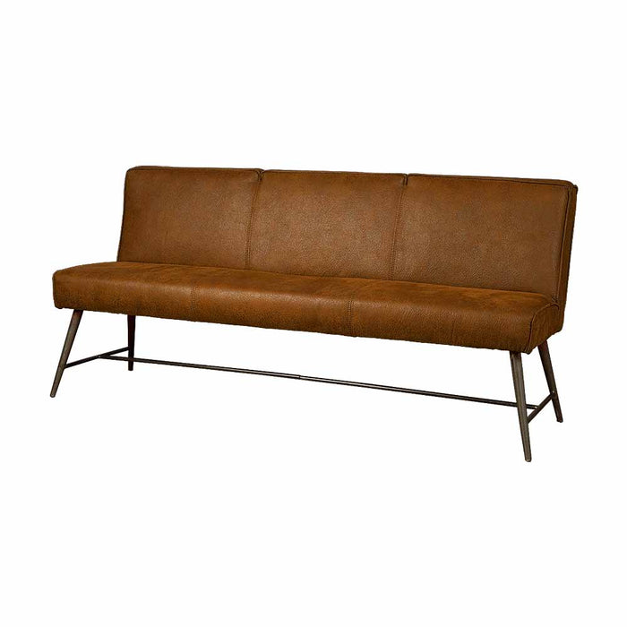 Anli-Style Tower living Belmonte bench 155 - fabric cherokee 8 cognac