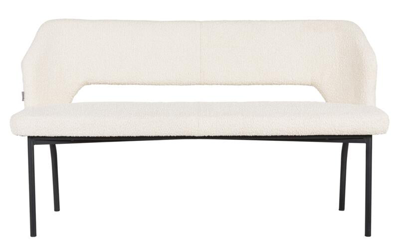 MUST Living Bench Bloom 150,86x150x57 cm, bouclé natural