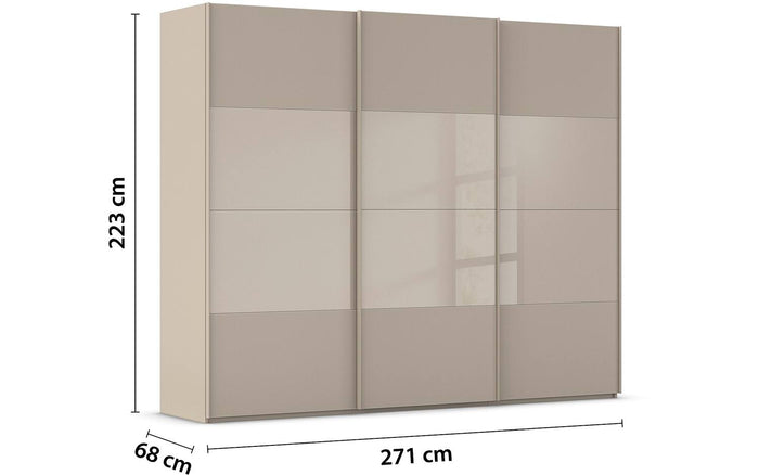 Goossens Kledingkast Finca in hoogwaardig meubelplaat