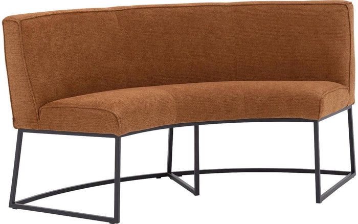 Goossens Excellent Eetkamerbank Tom, Rond 174 cm breed