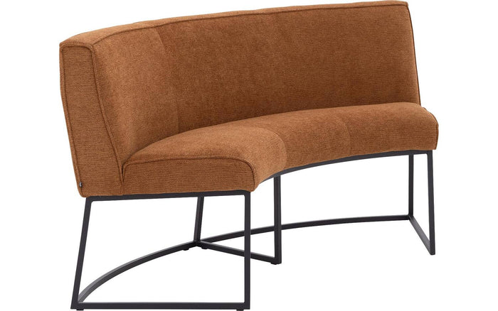 Goossens Excellent Eetkamerbank Tom, Rond 174 cm breed