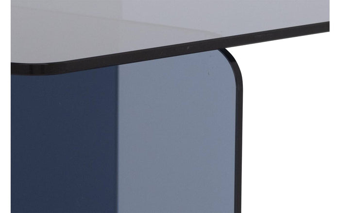 Goossens Salontafel Davey in Smokey black glas