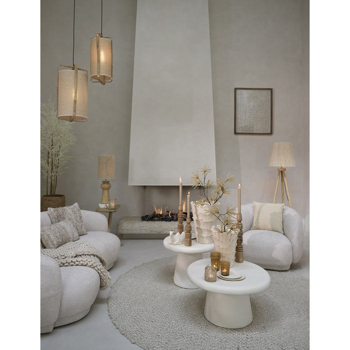 Light & Living Light&living Salontafel Ø70x38 cm KULONA crème