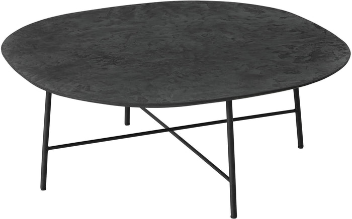 DTP Home Coffee table Soho semi-round 90 MORTEX,35xØ90 cm, mortex top