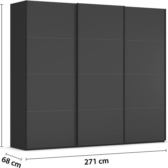 Goossens Kledingkast Finca in hoogwaardig meubelplaat
