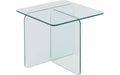 Goossens Salontafel Davey in Transparant glas