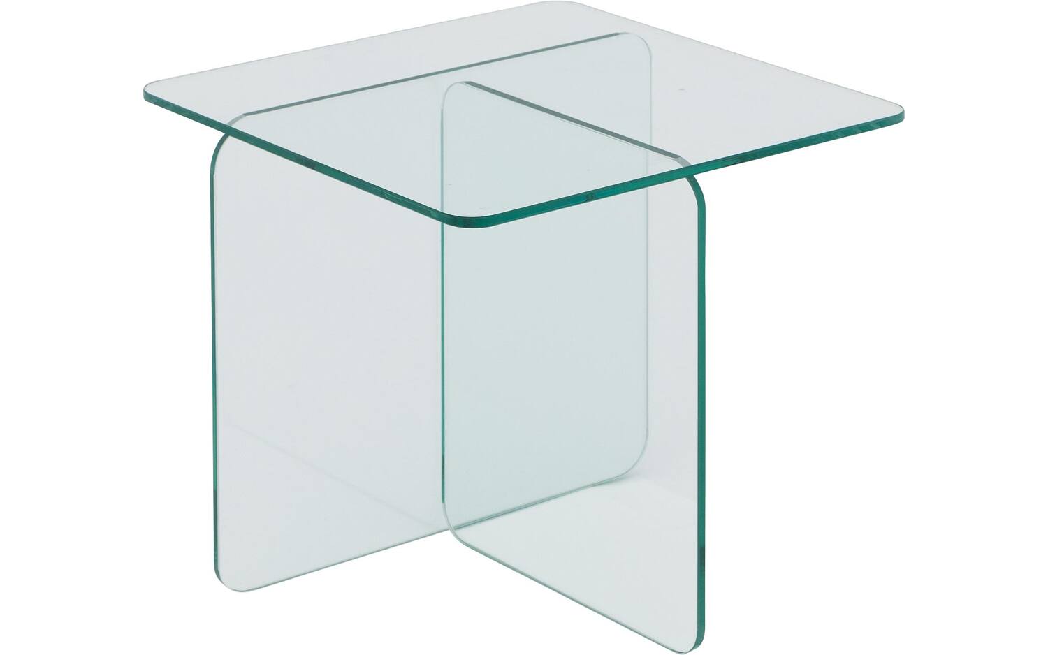 Goossens Salontafel Davey in Transparant glas