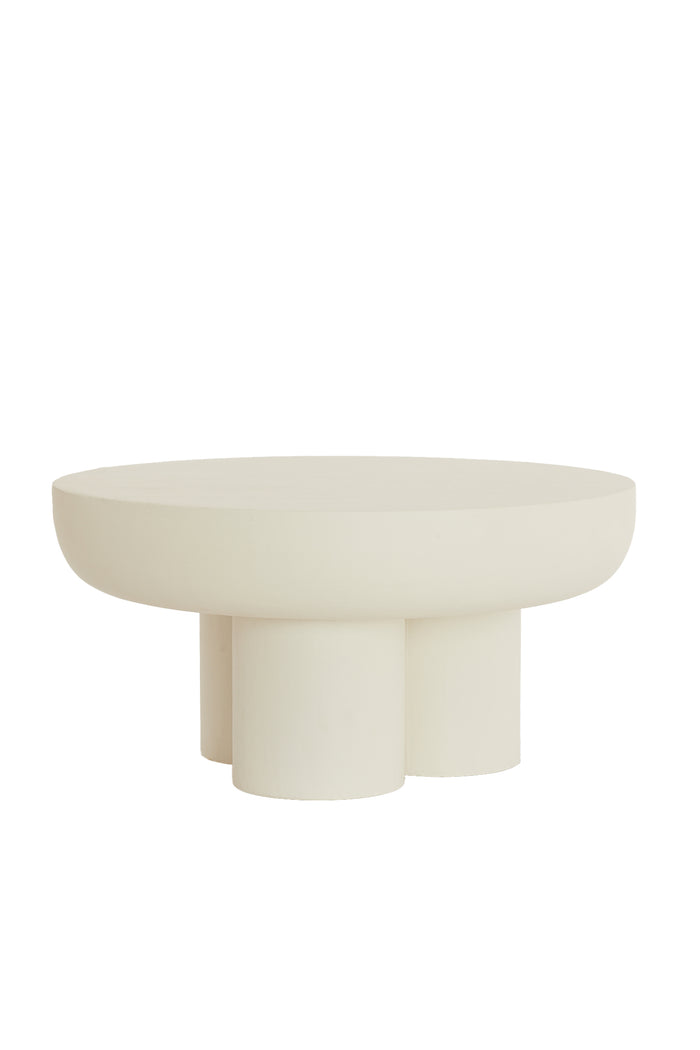 Light & Living Light&living Salontafel Ø70x35 cm MIZUHO crème