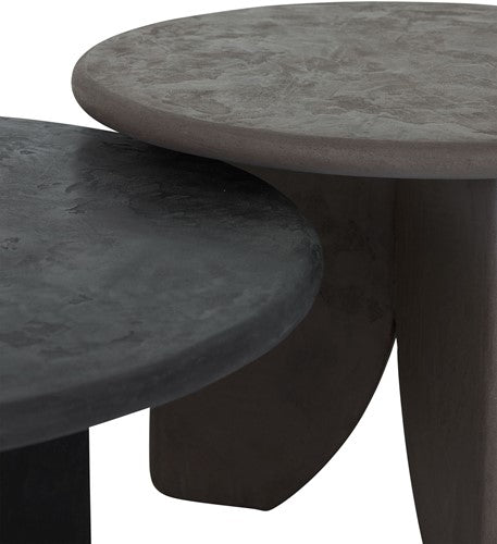 DTP Home Coffee table Melo Earth, set of 2,40xØ55 cm (color: Fudge)...
