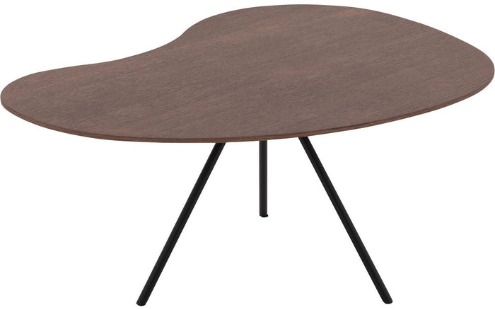 Goossens Salontafel Saya in Eiken soft touch lak notenkleur