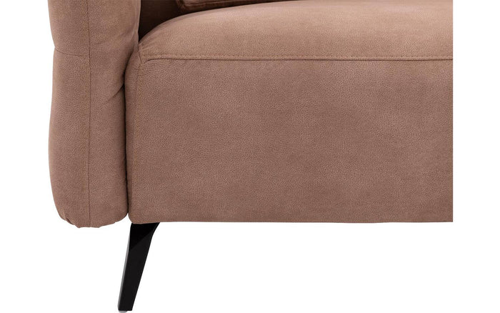 Goossens Hoekbank Aldin met verstelbare arm- en hoofdsteunen