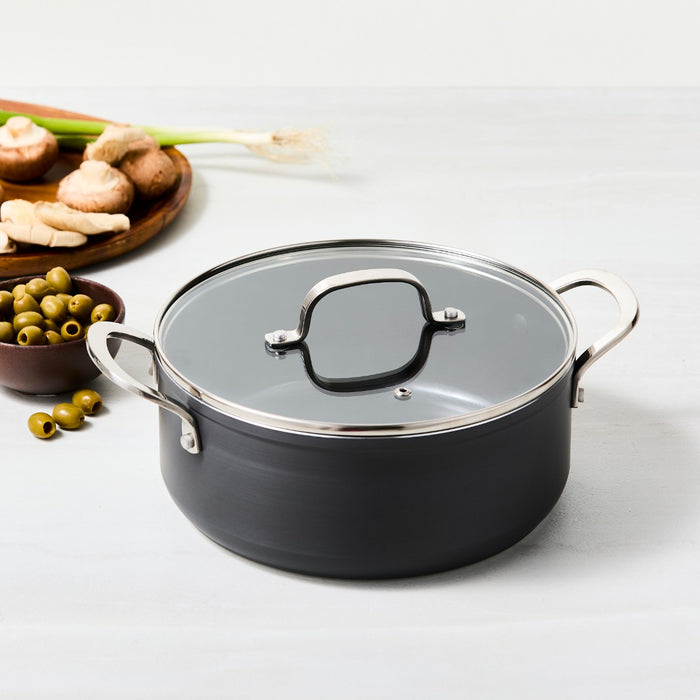 ISENVI Victoria Forged keramische kookpan 28 CM - RVS greep