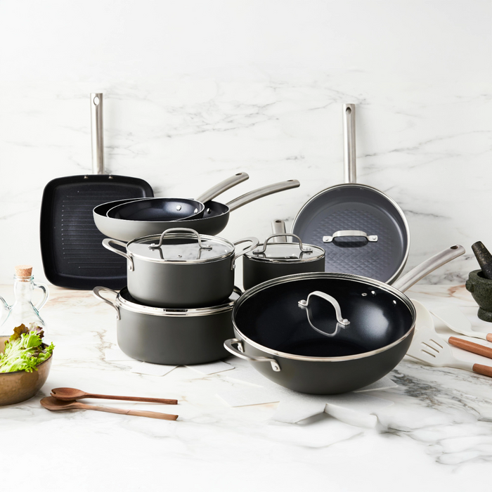 ISENVI Murray Chef Culinair set - Pannenset 20 delig - RVS grepen
