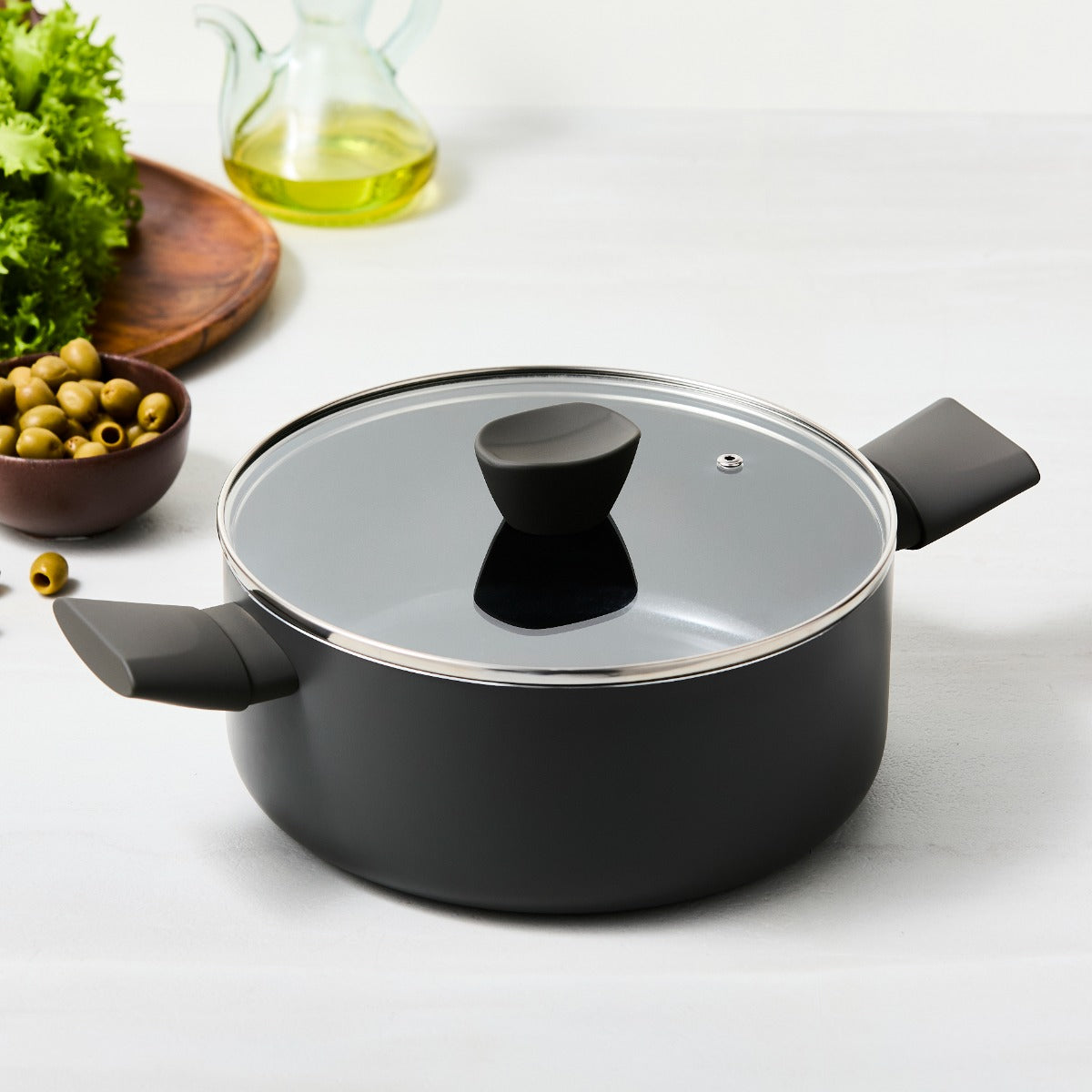 ISENVI Avon keramische kookpan 24 CM - Ergo greep