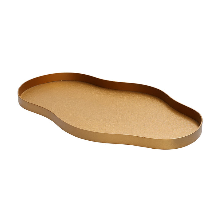 Vase The World - Bauru S gold L44 x B25 x H2 cm