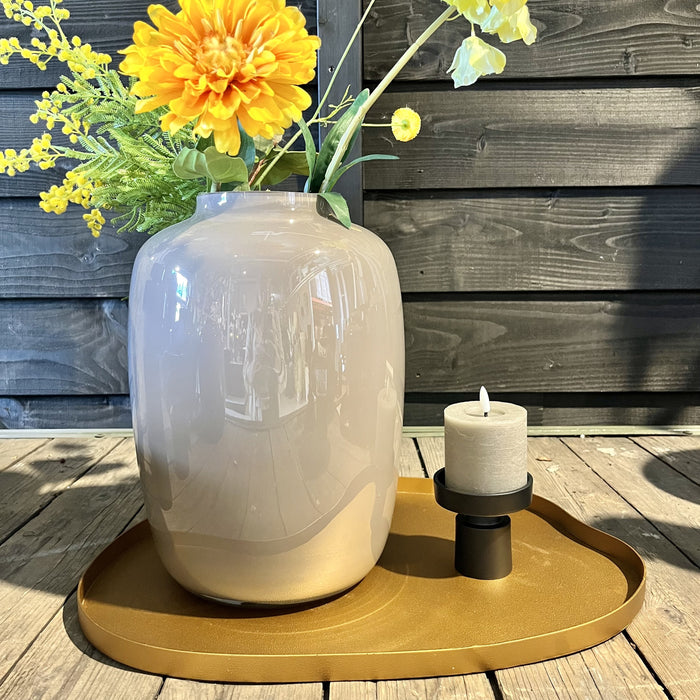 Vase The World - Bariri M gold L50 x B40 x H2 cm