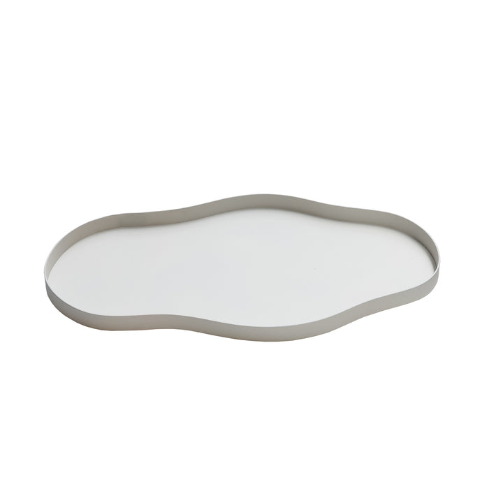 Vase The World - Bauru S ivory L44 x B25 x H2 cm