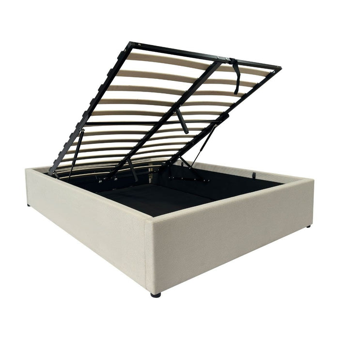 Calicosy - Bed met opbergruimte Romy - 204 cm - Beige