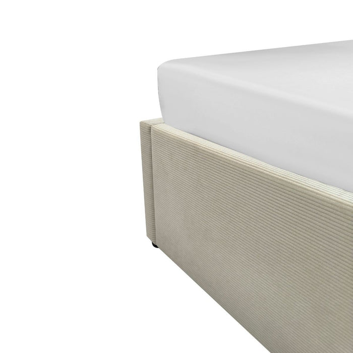 Calicosy - Bed met opbergruimte Romy - 204 cm - Beige