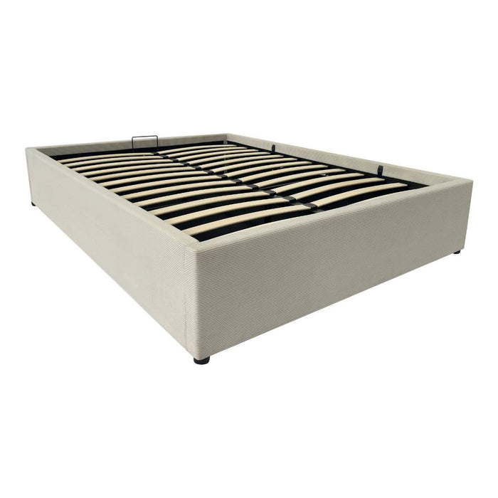 Calicosy - Bed met opbergruimte Romy - 204 cm - Beige