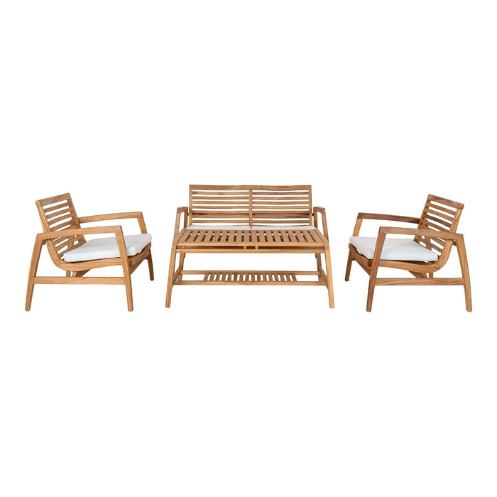 House Nordic - Tuin Lounge Set Santander Teak Naturel