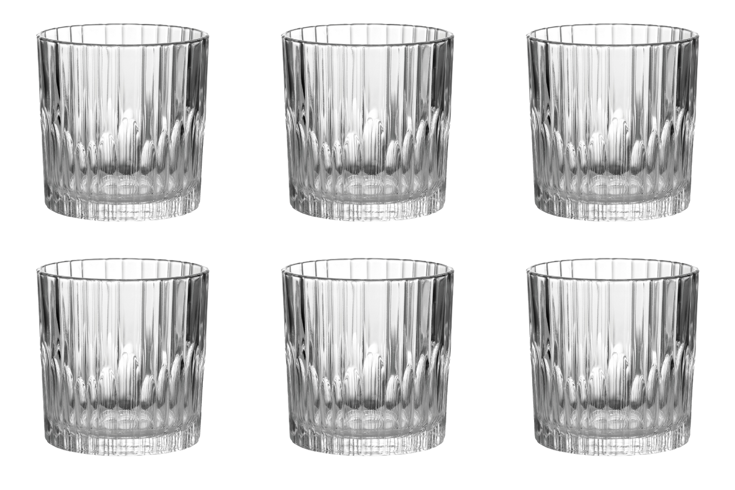 Duralex Manhattan Waterglas 31 cl - Gehard glas - Set a 6 stuks