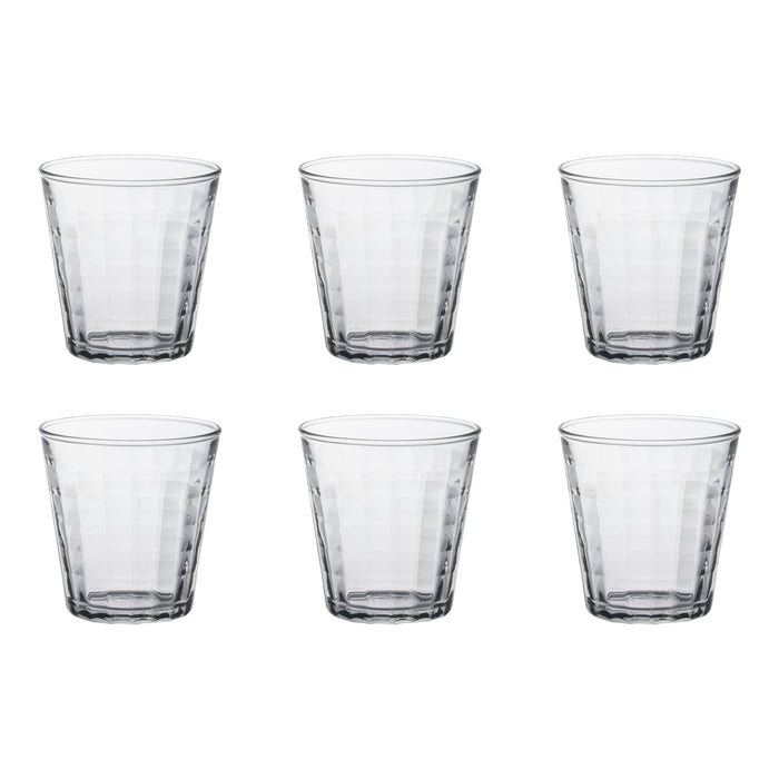 Duralex Prisme Waterglas 22 cl - Gehard glas - 6 stuks