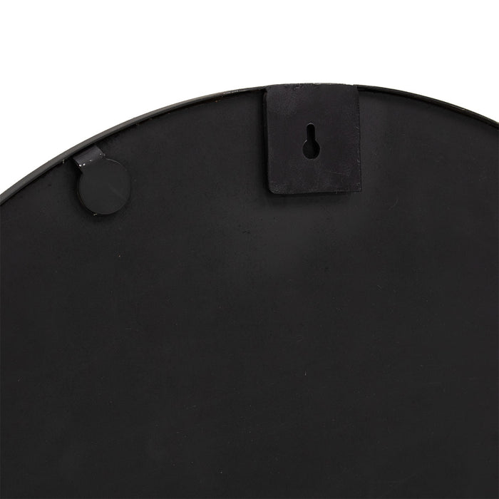 Giga Meubel - Spiegel Rond - Zwart Metaal - 55x3x55cm - Rosie