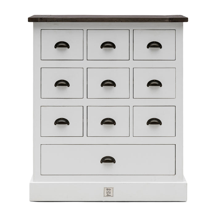 Rivièra Maison - Handgemaakte opbergkast in natuurkleur, van gerecycled elm- en populierenhout, 85x38x100 cm