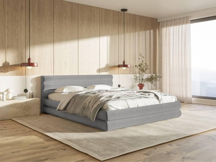 NADUVI Collection Gestoffeerd bed Alvaro chenille 180 x 200 met