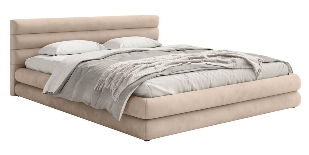 NADUVI Collection Gestoffeerd bed Alvaro chenille 180 x 200 met