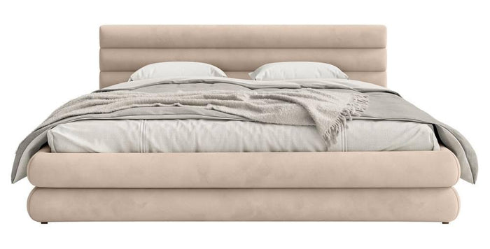 NADUVI Collection Gestoffeerd bed Alvaro chenille 180 x 200 met