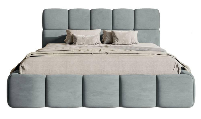 NADUVI Collection Bedframe Chloe velvet 160 x 200 met opbergruimte