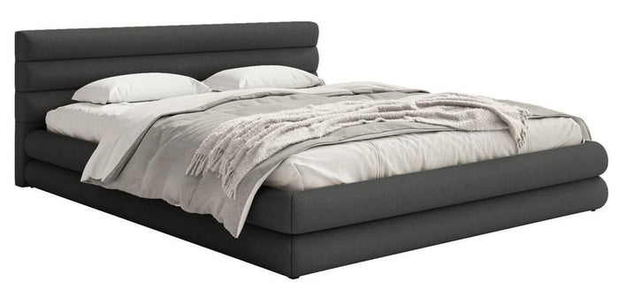 NADUVI Collection Gestoffeerd bed Alvaro chenille 140 x 200 met