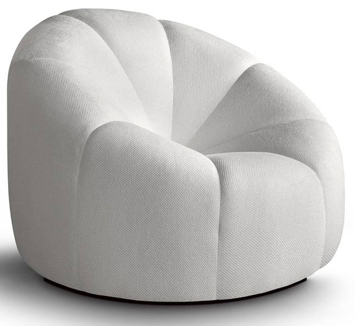 NADUVI Collection Fauteuil met poef Plush