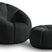 NADUVI Collection Fauteuil met poef Plush