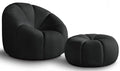 NADUVI Collection Fauteuil met poef Plush