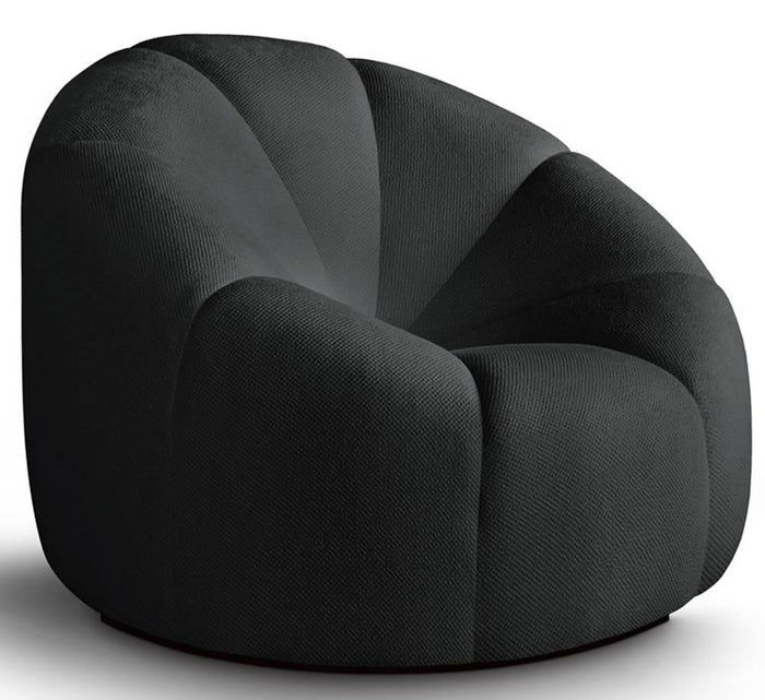 NADUVI Collection Fauteuil met poef Plush
