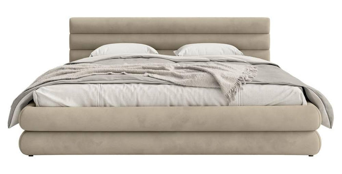 NADUVI Collection Gestoffeerd bed Alvaro chenille 180 x 200 met