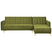 Beliani-ABERDEEN-Hoekslaapbank-Olijfgroen-Linkerzijde-267 cm-Fluweel