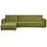 Beliani-ABERDEEN-Hoekslaapbank-Olijfgroen-Rechterzijde-Fluweel