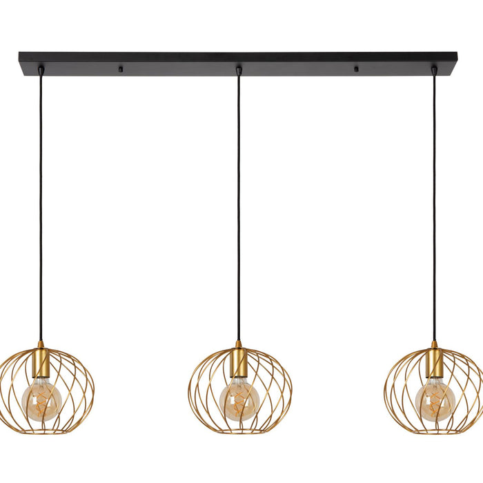 Lucide DANZA Hanglamp - Mat Goud | Messing