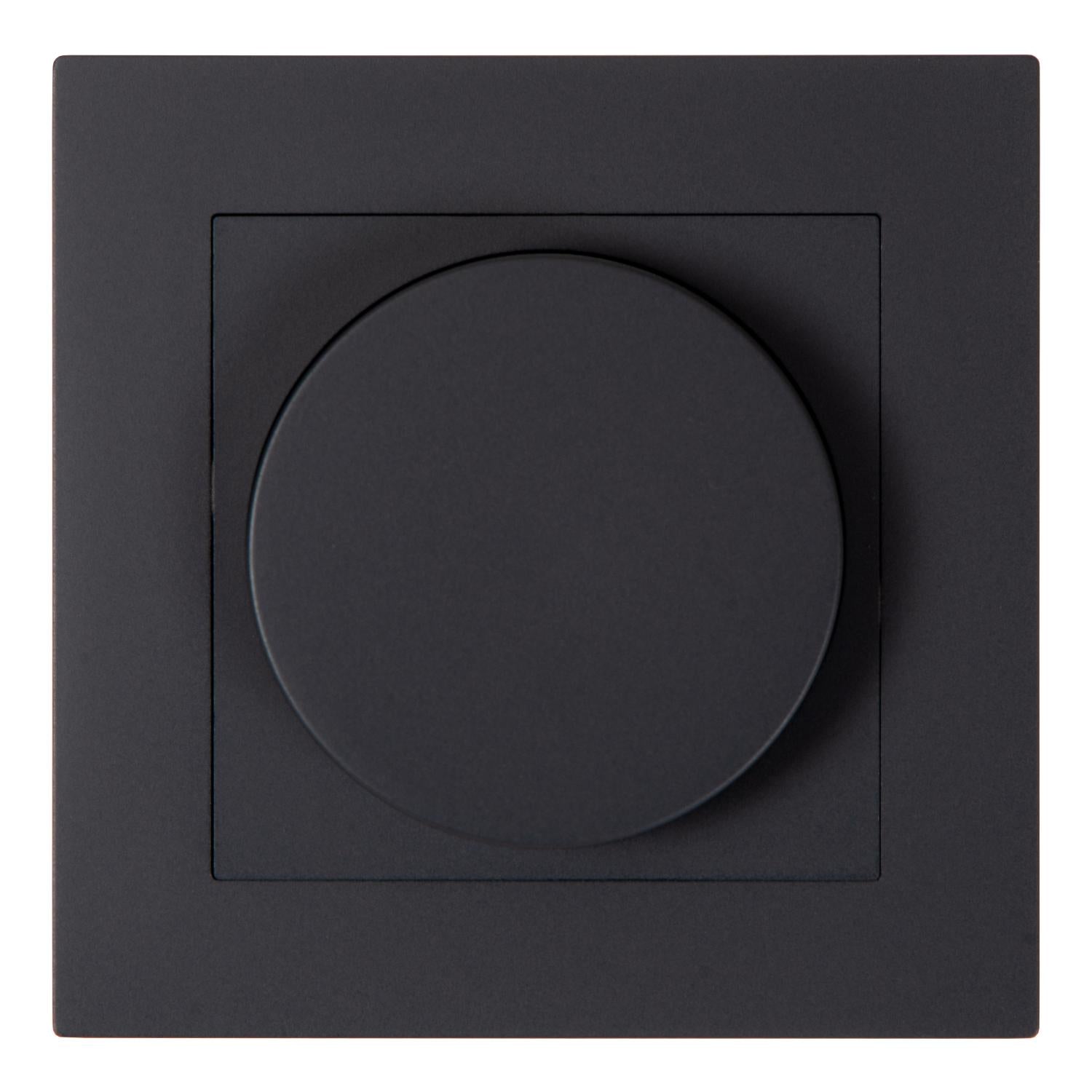 Lucide RECESSED WALL DIMMER NL Dimmer - Zwart