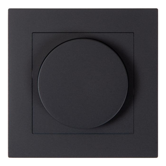 Lucide RECESSED WALL DIMMER NL Dimmer - Zwart