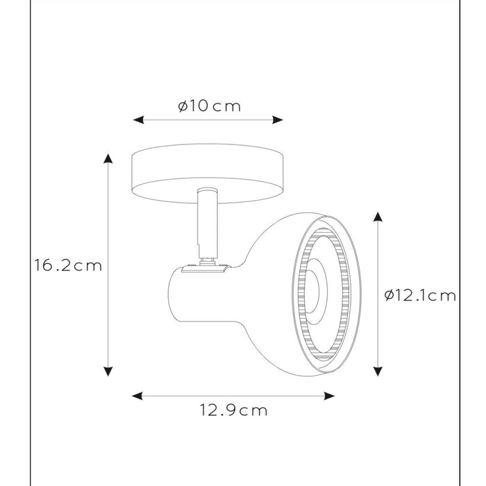 Lucide SENSAS Plafondspot - Beige