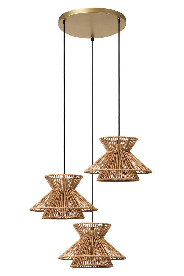 Lucide TASMAN Hanglamp - Naturel