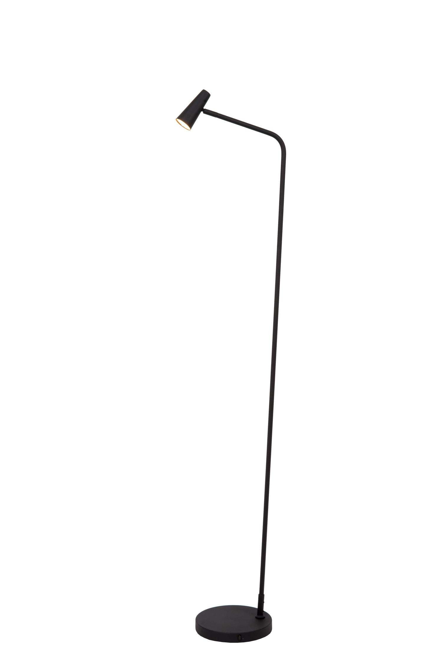 Lucide STIRLING Vloerlamp - Zwart