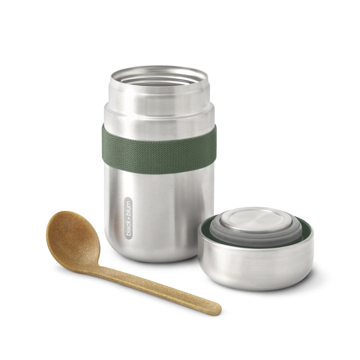 Black+Blum RVS Thermos Voedselcontainer - 400ml - Groen