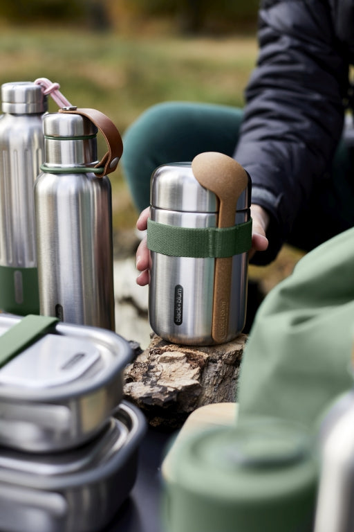 Black+Blum RVS Thermos Voedselcontainer - 400ml - Groen
