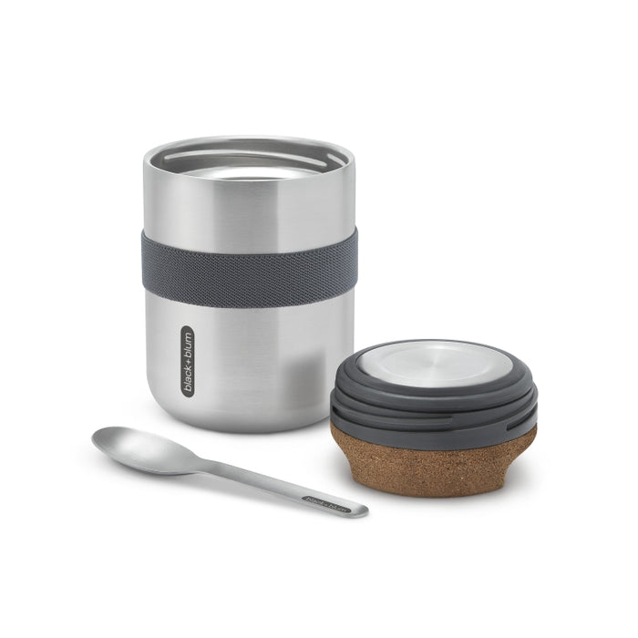 Black+Blum RVS Thermos Voedselcontainer - 550ml - Grijs